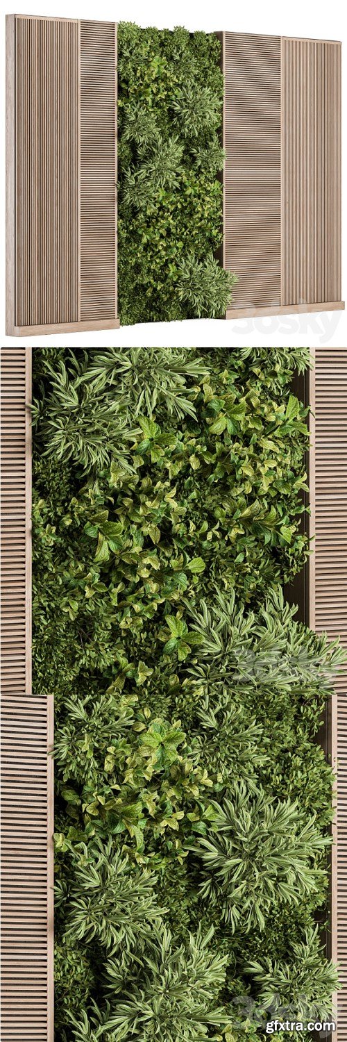 Vertical Garden Wood Frame - Wall Decor 37