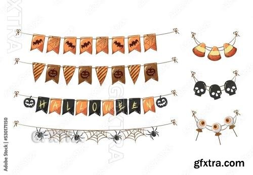 Halloween Decorations and Borders 530171150