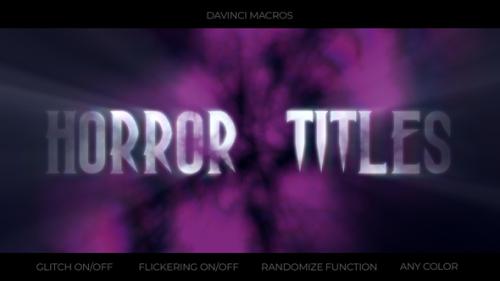 Videohive - Horror Titles - 48441496