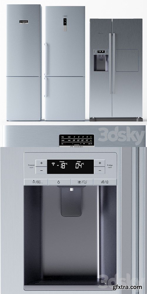 Set of refrigerators BOSCH