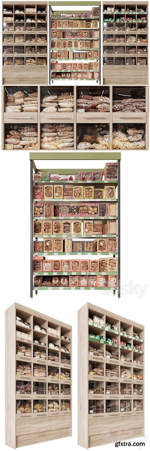Nuts shelves