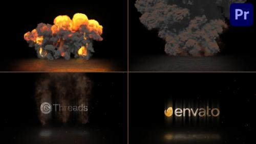 Videohive - Fast Explosions Logo Reveal for Premiere Pro - 48525500
