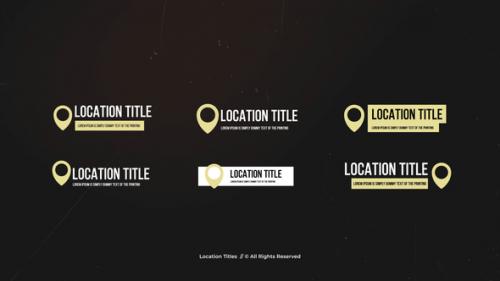 Videohive - Location Titles | PP - 48531945