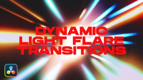 Videohive - Dynamic Light Flare Transitions | DaVinci Resolve - 48534833