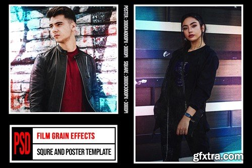 Square & Poster - Film Grain Effects 6DXW4GZ