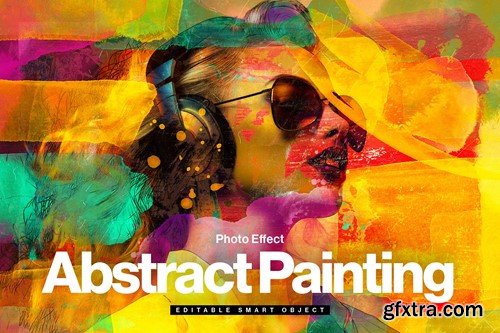Abstract Painting Photo Effect Template EZASWM5