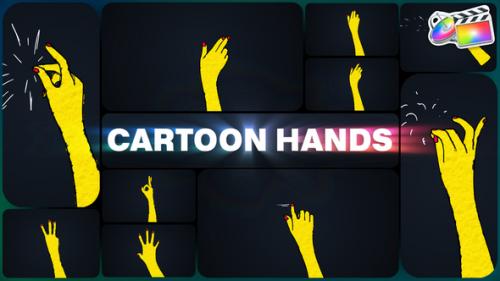 Videohive - Cartoon Hands for FCPX - 48542143