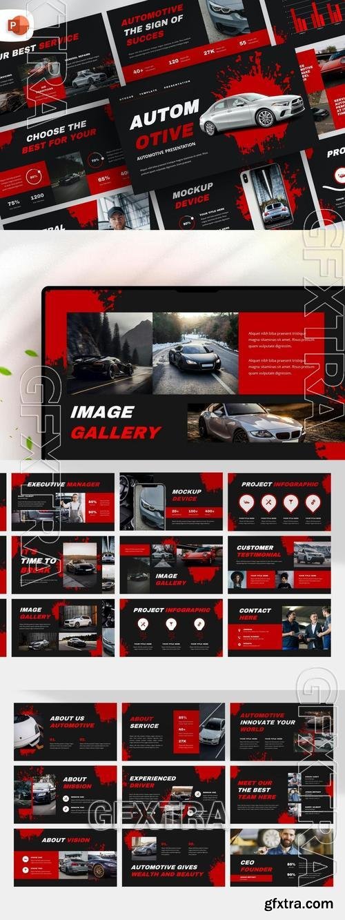 Automotive PowerPoint Template RP3JQVD