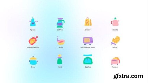 Videohive Cooking - Icons Set 48918327