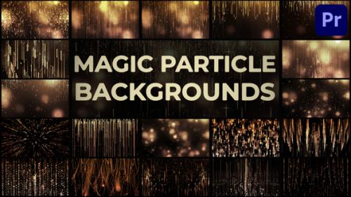 Videohive - Magic Particle Backgrounds for Premiere Pro - 48567511