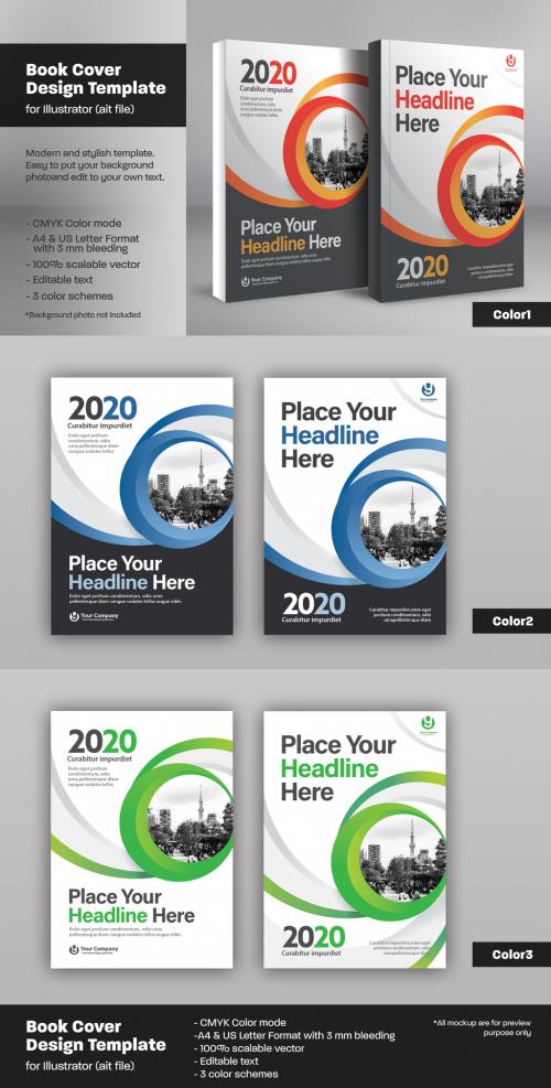 Adobe Stock - Book Cover Layout Set 3 - 122810913