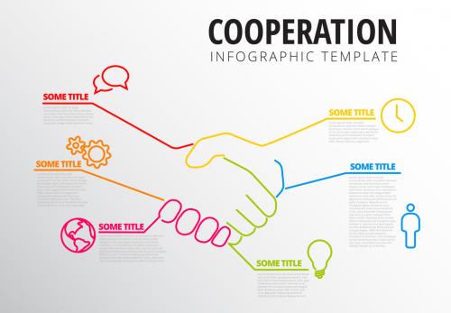 Adobe Stock - Handshake Element Cooperation infographic - 123936640