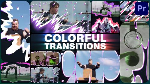 Videohive - Colorful Transitions for Premiere Pro - 48586859