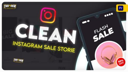 Videohive - Clean Instagram Sale Stories Pack - 48590643