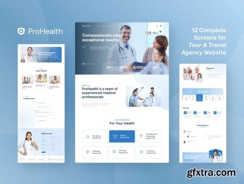 ProHealth - Medical & Healthcare Website Design Figma Template Ui8.net