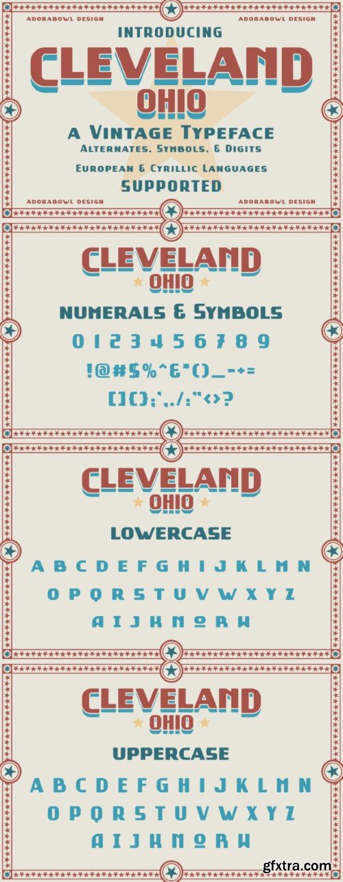 Cleveland Ohio Font