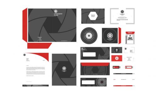Adobe Stock - Photography Studio Branding Stationery Layout Kit - 129489390