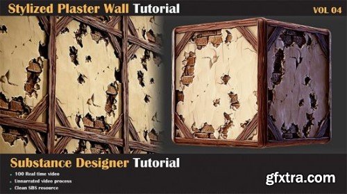 Artstation - Stylized Plaster Wall Tutorial, Vol.4