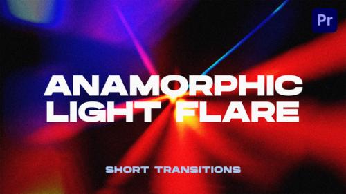 Videohive - Anamorphic Light Flare Transitions | Premiere Pro - 48403095