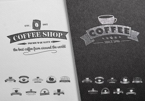 Adobe Stock - 27 Coffee-Themed Labels - 139157001