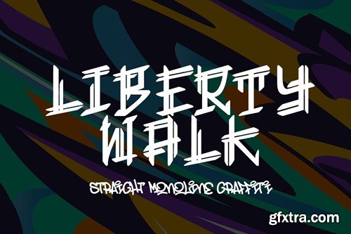 Liberty Walk - Cool Display Font J66LNBB