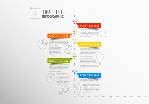 Adobe Stock - Vertical Timeline Inforgraphic - 145799561