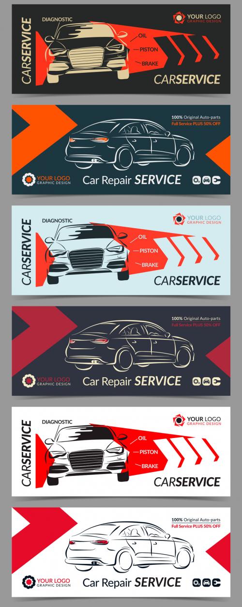 Adobe Stock - Automotive Services Banner Layouts - 151079222
