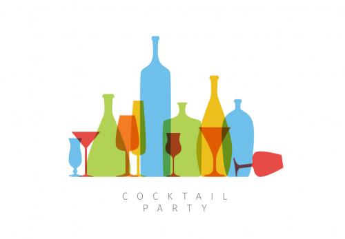 Adobe Stock - Minimalist Cocktail Party Invitation or Flyer - 153230548