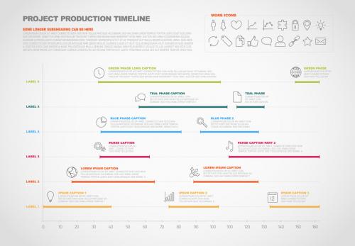 Adobe Stock - Horizontal Timeline Chart Infographic 1 - 163831283