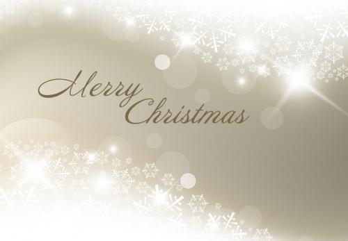 Adobe Stock - Metallic Snowflake Christmas Banner 1 - 164300173