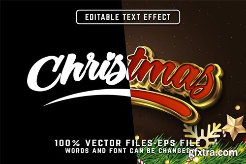 Christmas Editable Text Effect KSQD3EZ