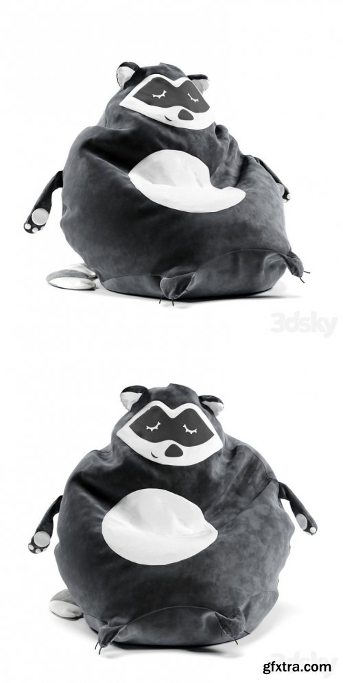 Bean bag DreamBag Raccoon