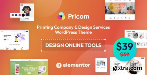 Themeforest - Pricom - Printing Company & Design Services WordPress theme 37460687 v1.4.5 - Nulled