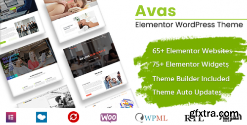 Themeforest - Avas - Elementor WordPress Theme 19775390 v6.4.2 - Nulled