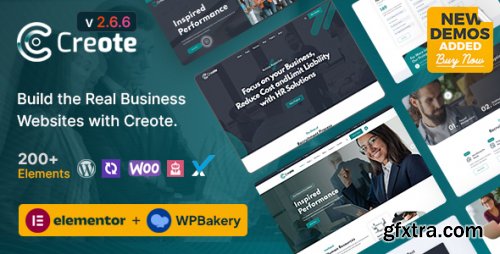 Themeforest - Creote - Corporate & Consulting Business WordPress Theme 34450141 v2.6.6 - Nulled