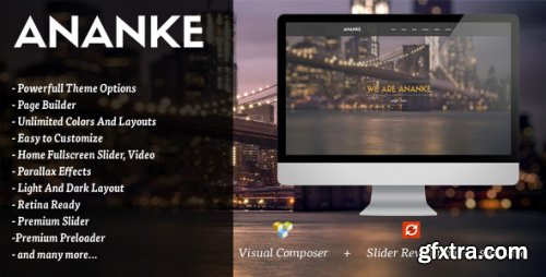 Themeforest - Ananke - One Page Parallax WordPress Theme 9631763 v3.9.5 - Nulled