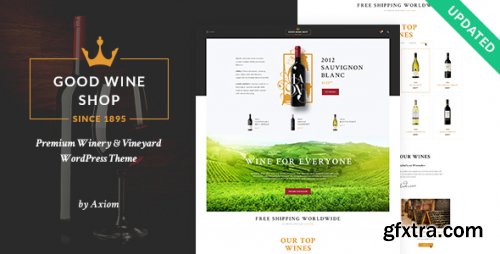 Themeforest - Good Wine | Vineyard & Winery Shop WordPress Theme 19399667 v1.1.10 - Nulled