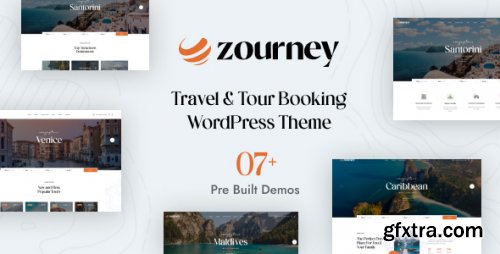 Themeforest - Zourney - Travel Tour Booking WordPress Theme 38816253 v1.2.2 - Nulled
