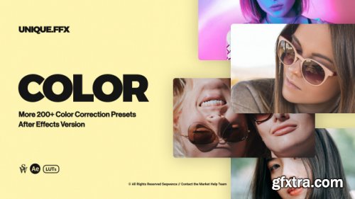 Color Correction More 200+ (After Effects Presets)