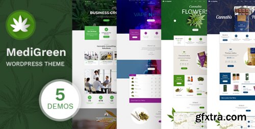 Themeforest - MediGreen - Cannabis & Medical Marijuana Shop 23320604 v1.2.3 - Nulled