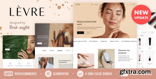 Themeforest - Levre — Beauty Cosmetics Shop 32830328 v4.6 - Nulled