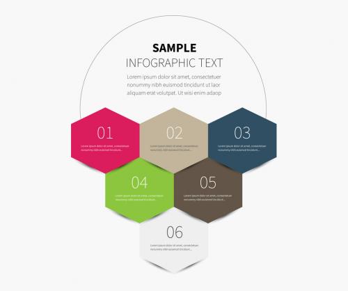 Adobe Stock - Stacked Hexagon Infographic Layout - 166710296