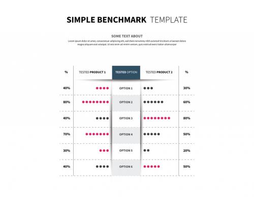 Adobe Stock - Infographic Benchmark Table Layout - 167014764