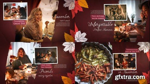 Videohive Thanksgiving Day Slideshow 48981186