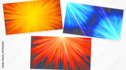 Adobe Stock - Bright Bursting Rays Transition Pack - 177032154