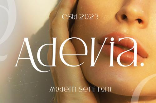 Adevia Modern Serif Font