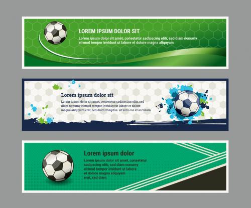 Adobe Stock - Soccer Banner Set - 178389228