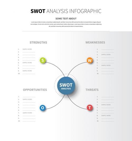 Adobe Stock - SWOT Analysis Infographic 1 - 182627023