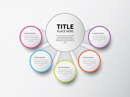 Adobe Stock - Circles Connected with Mesh Grating Infographic - 182741748