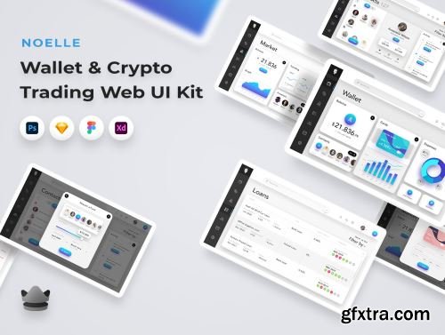 Noelle - Crypto Wallet UI Kit Ui8.net